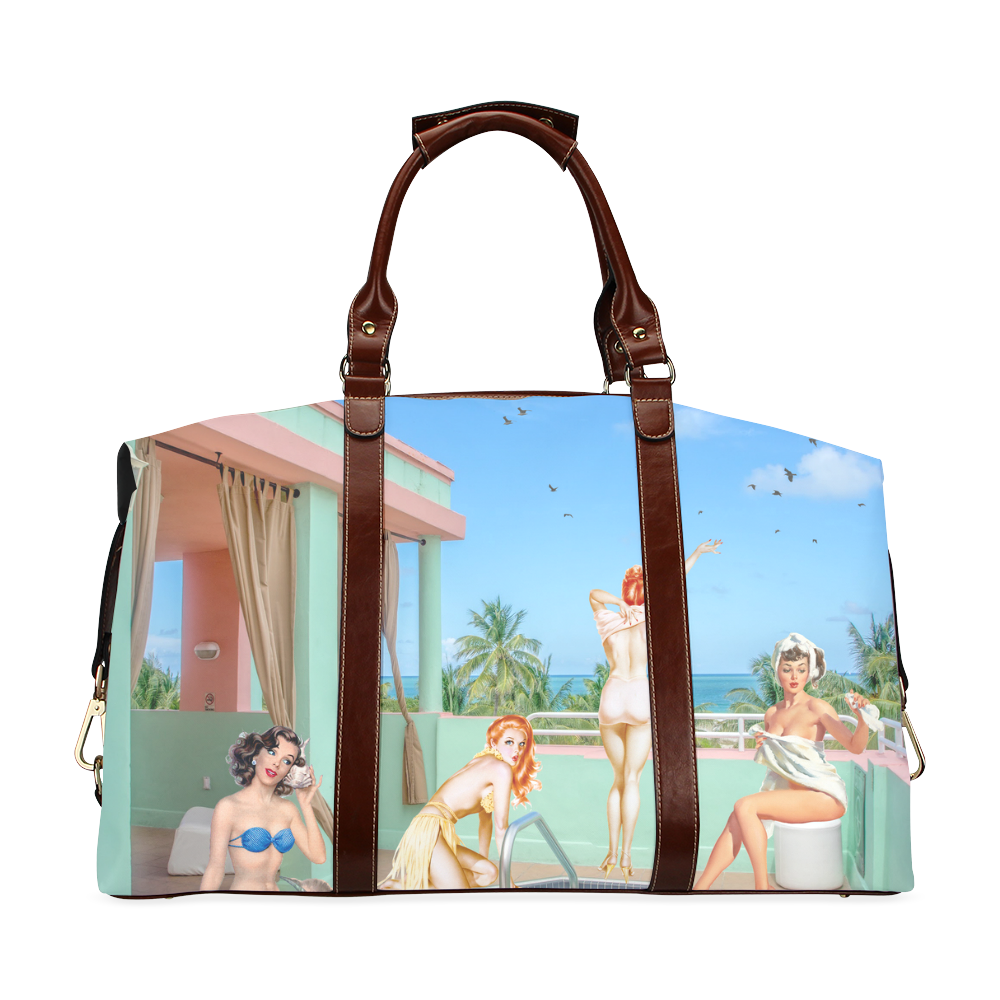 collage_miami beach_gloriasanchez Classic Travel Bag (Model 1643)