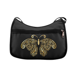 Golden Butterfly Crossbody Bags (Model 1616)