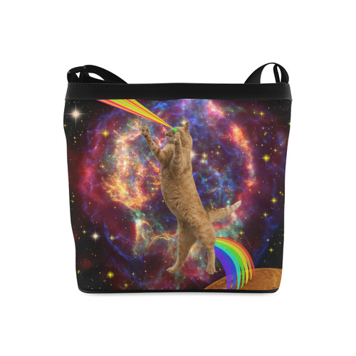 cat space Crossbody Bags (Model 1613)