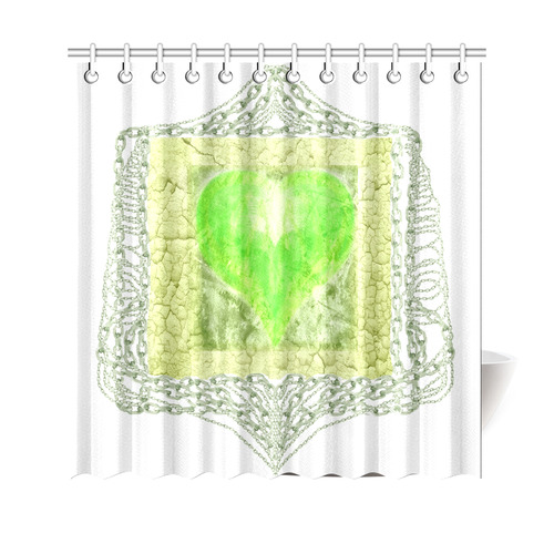 heart 3 Shower Curtain 69"x70"