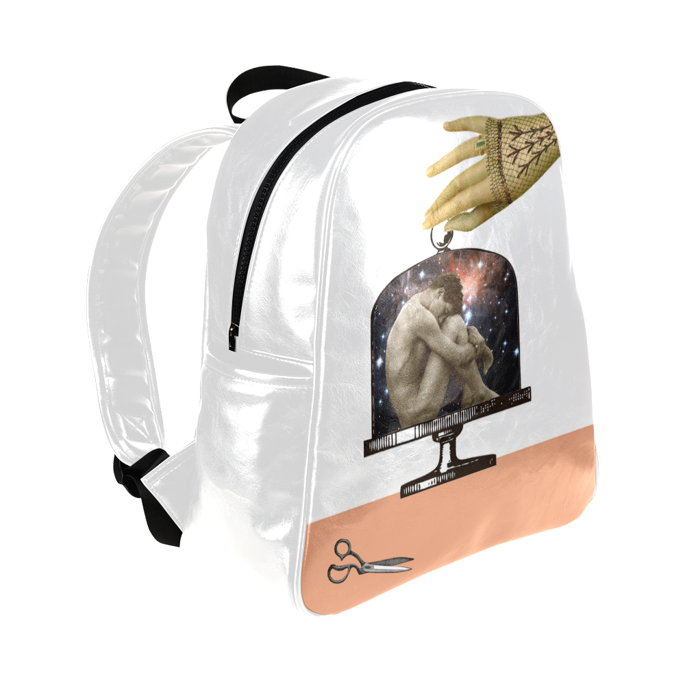collage_Aislamiento_gloria sanchez Multi-Pockets Backpack (Model 1636)