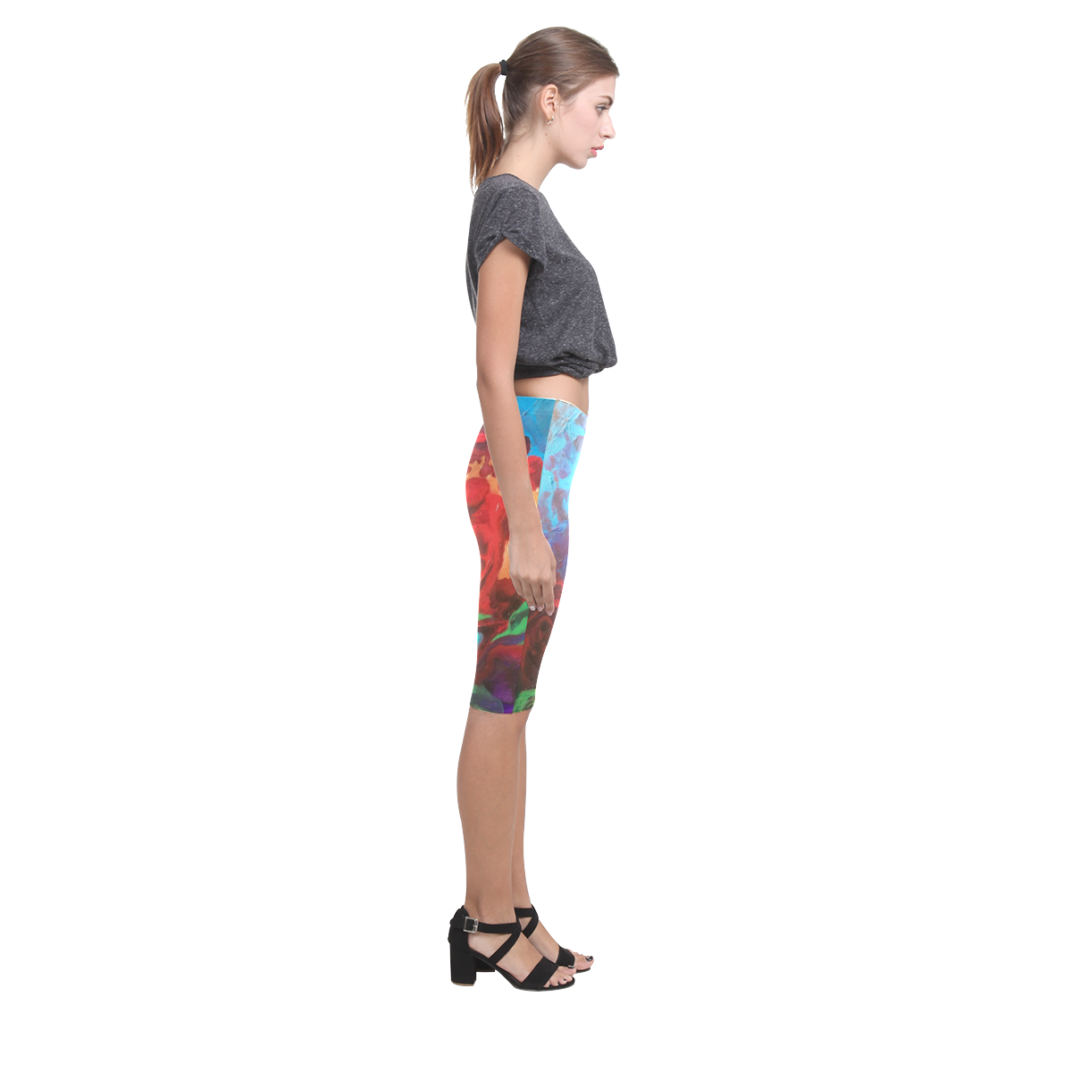 The Tulips Came Early Hestia Cropped Leggings (Model L03)