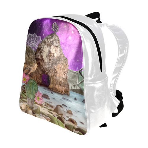 The lost island Multi-Pockets Backpack (Model 1636)