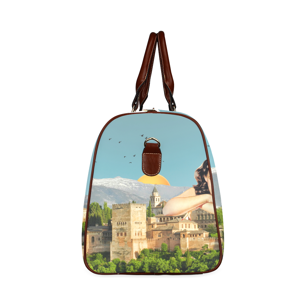 collage_mi alhambra_gloriasanchez Waterproof Travel Bag/Small (Model 1639)