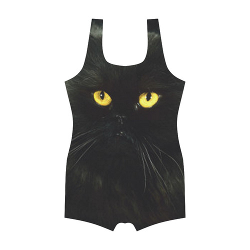 Black Cat Classic One Piece Swimwear (Model S03) | ID: D782714