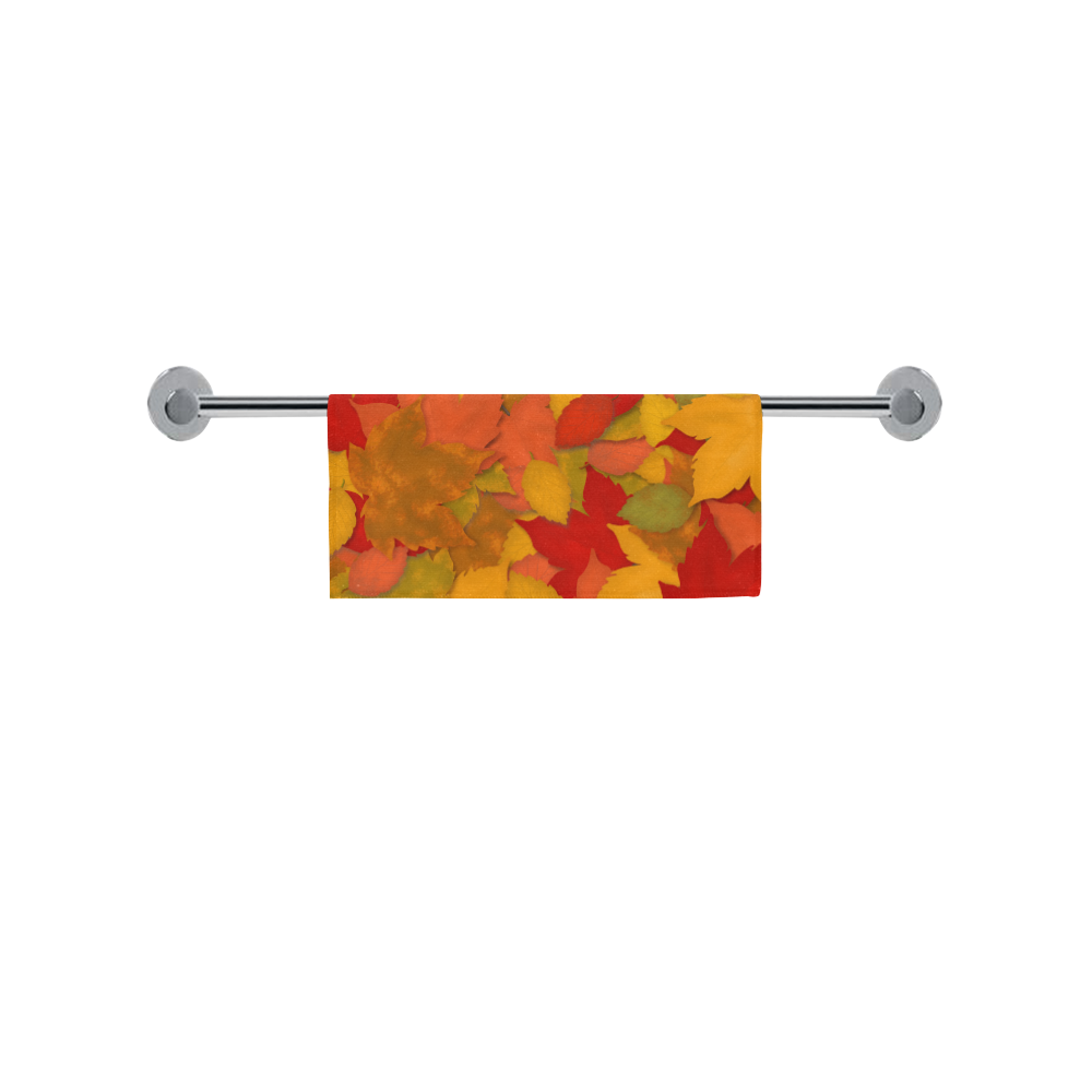 Abstract Autumn Leaf Pattern by ArtformDesigns Square Towel 13“x13”