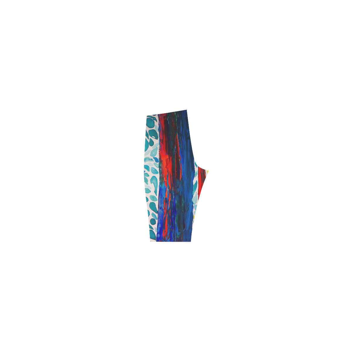 Rainbow Eucalyptus Graffiti artist tree Hestia Cropped Leggings (Model L03)