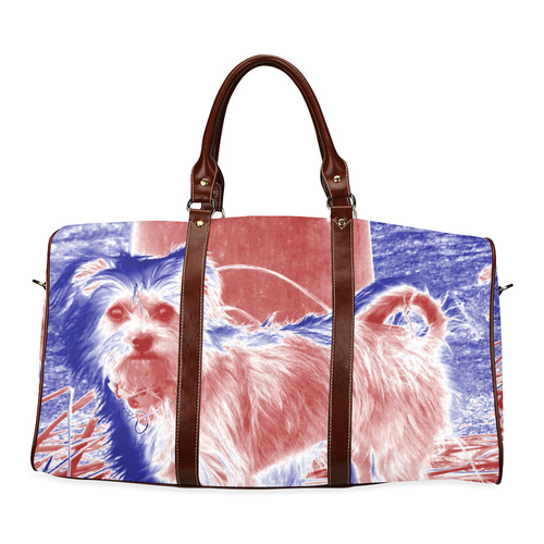 Terrier by Martina Webster Waterproof Travel Bag/Small (Model 1639)
