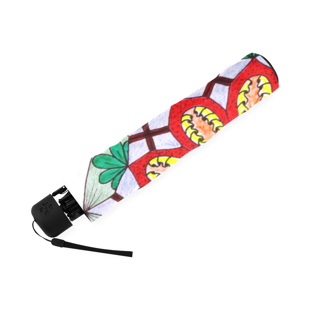 Bright Flower Foldable Umbrella (Model U01)