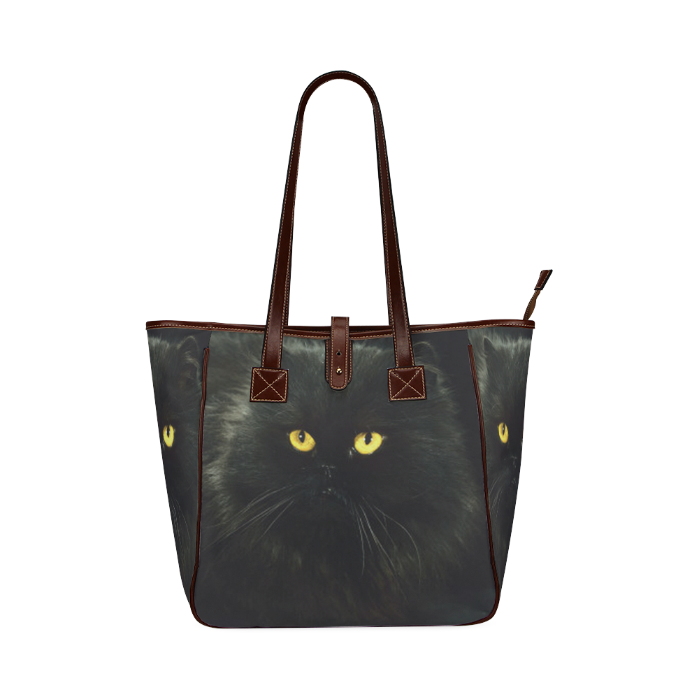 Black Cat Classic Tote Bag (Model 1644)