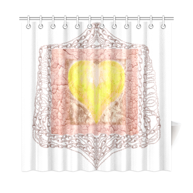 heart 4 Shower Curtain 72"x72"