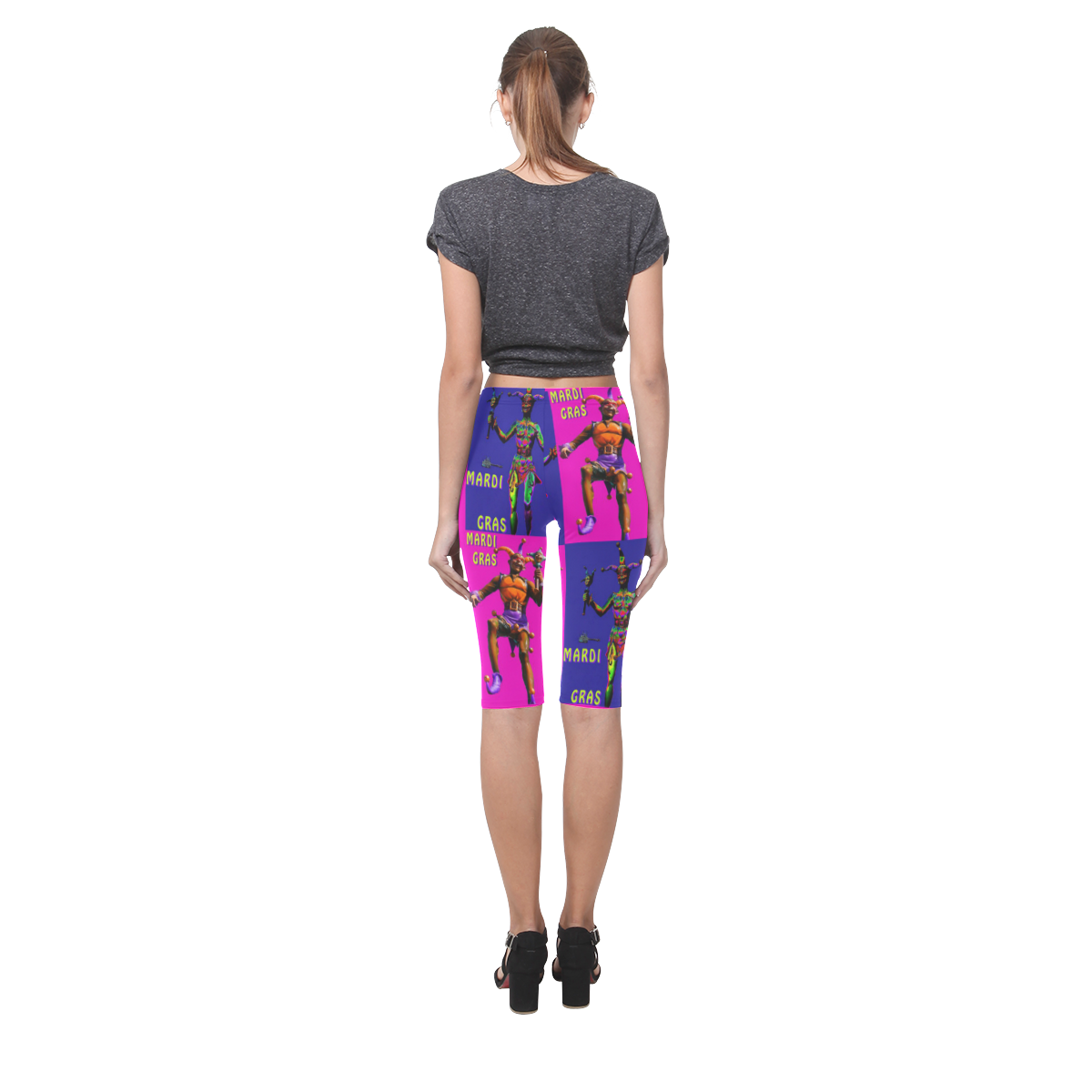 mARDI gRAS 1 Hestia Cropped Leggings (Model L03)