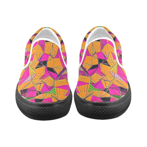 Pattern World by Artdream Women's Unusual Slip-on Canvas Shoes (Model 019)