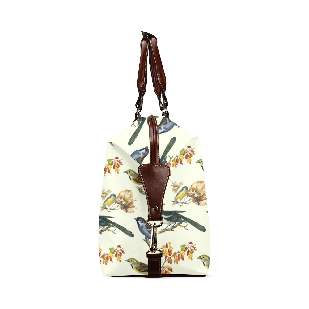 Birds vintage pattern Classic Travel Bag (Model 1643)