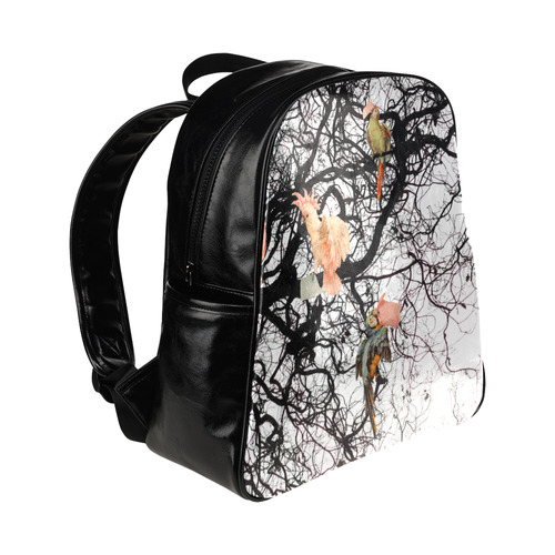collage_the messengers_gloria sanchez Multi-Pockets Backpack (Model 1636)