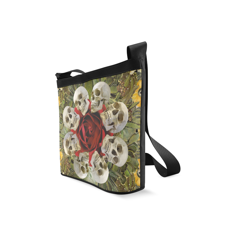 Western skulls Crossbody Bags (Model 1613)