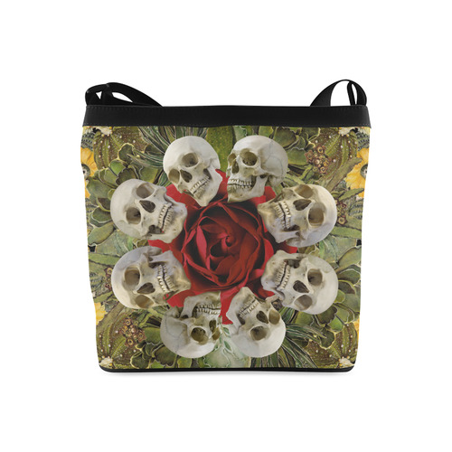 Western skulls Crossbody Bags (Model 1613)