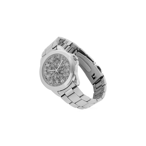 orchids 12 Unisex Stainless Steel Watch(Model 103)