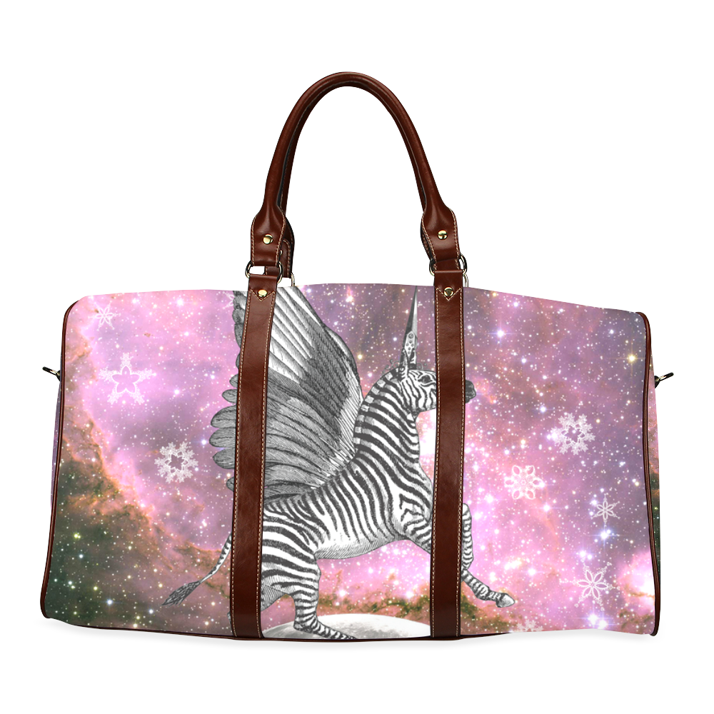 collage_unicorn_gloriasanchez1 Waterproof Travel Bag/Small (Model 1639)
