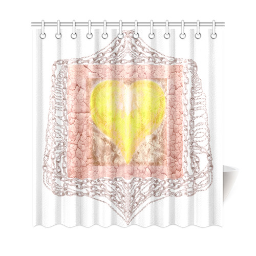 heart 4 Shower Curtain 69"x72"