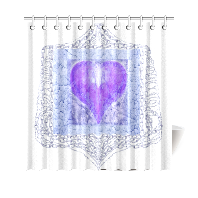 heart 5 Shower Curtain 69"x70"