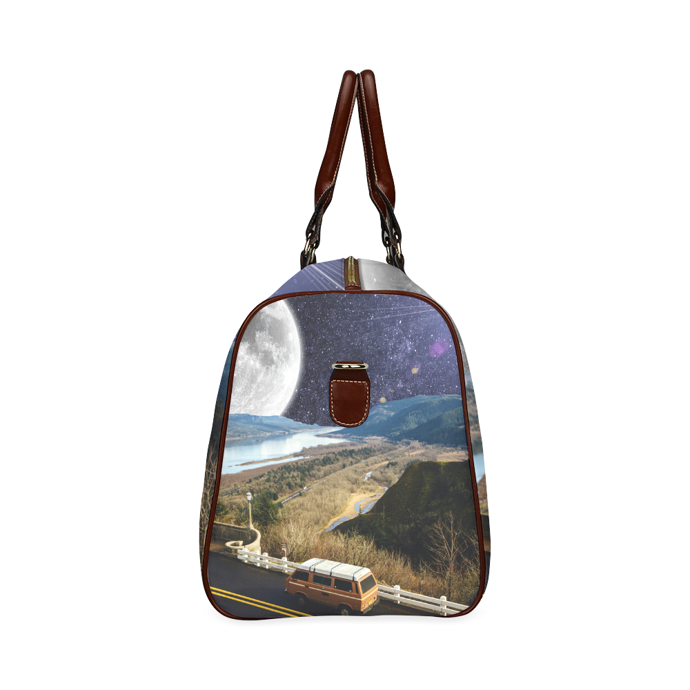Collage_travel_gloriasanchez1 Waterproof Travel Bag/Small (Model 1639)