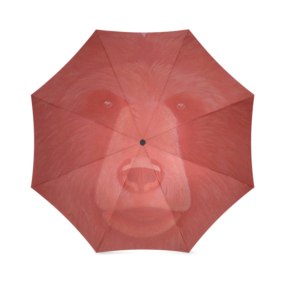 Vermillion Bear Foldable Umbrella (Model U01)