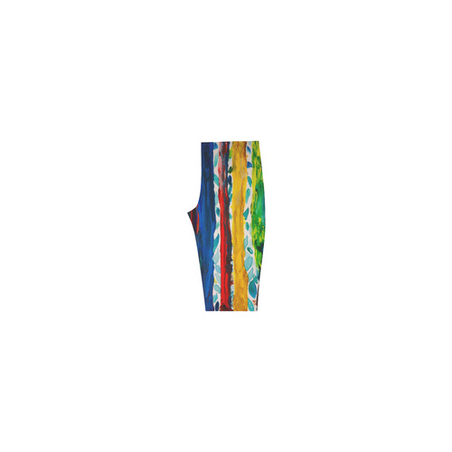 Rainbow Eucalyptus Graffiti artist tree Hestia Cropped Leggings (Model L03)