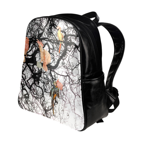 collage_the messengers_gloria sanchez Multi-Pockets Backpack (Model 1636)