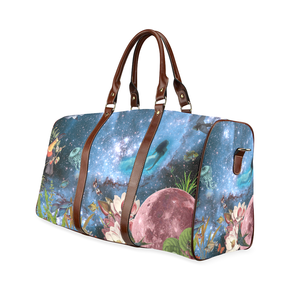 collage_paradise_gloriasanchez1 Waterproof Travel Bag/Small (Model 1639)