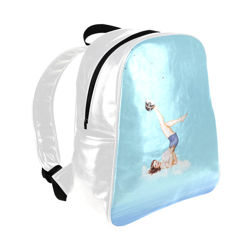 collage_Sailor_gloria sanchez Multi-Pockets Backpack (Model 1636)