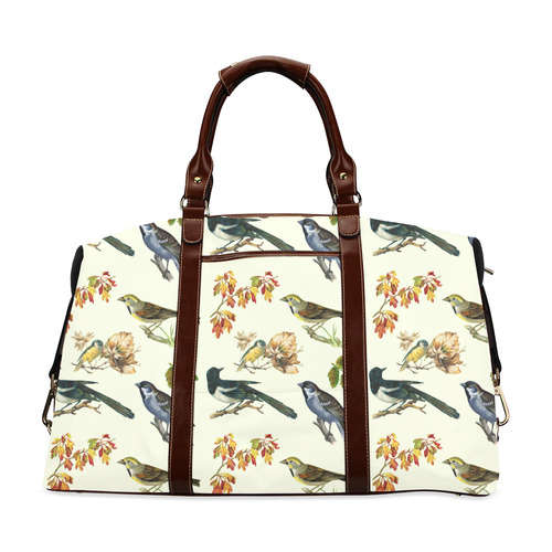 Birds vintage pattern Classic Travel Bag (Model 1643)