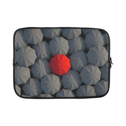Black And Red Umbrellas Custom Laptop Sleeve 15''