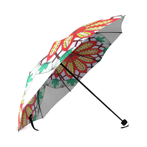 Bright Flower Foldable Umbrella (Model U01)