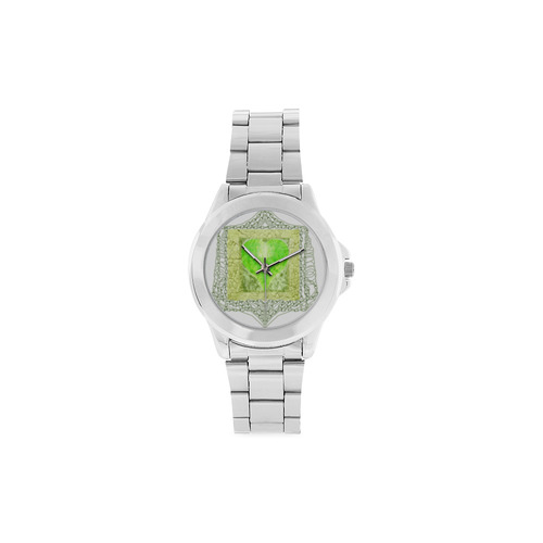 heart 3 Unisex Stainless Steel Watch(Model 103)