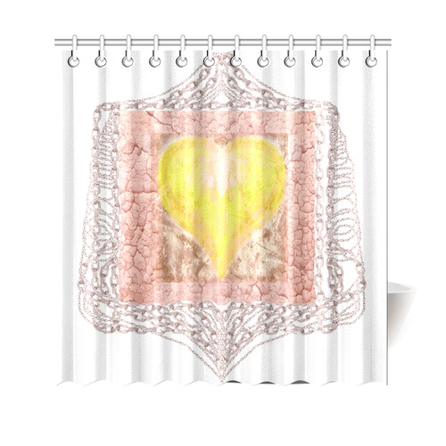 heart 4 Shower Curtain 69"x70"