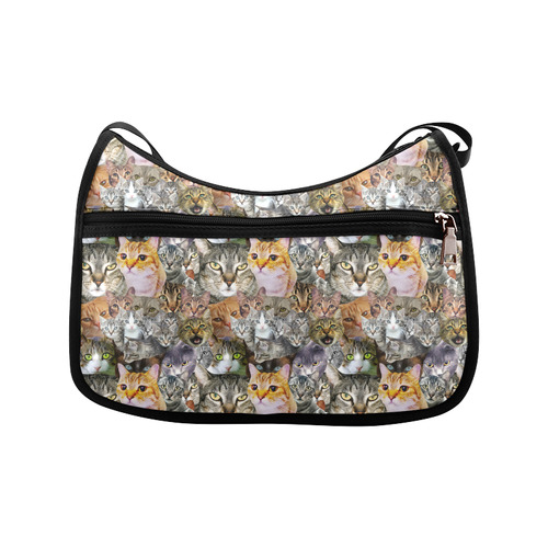 cat pattern Crossbody Bags (Model 1616)