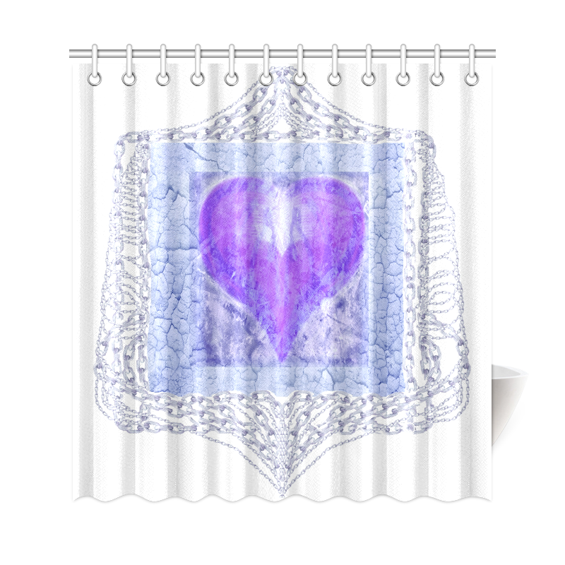 heart 5 Shower Curtain 69"x72"