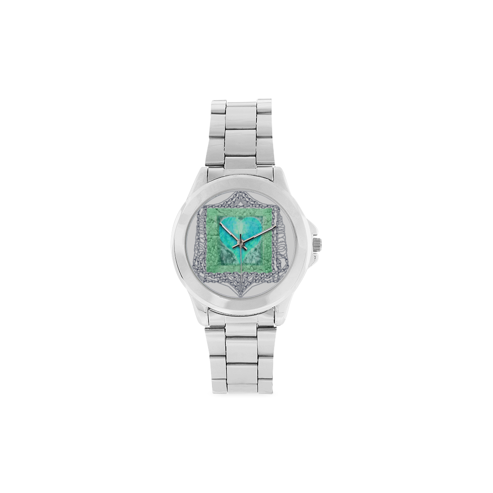 heart 2 Unisex Stainless Steel Watch(Model 103)