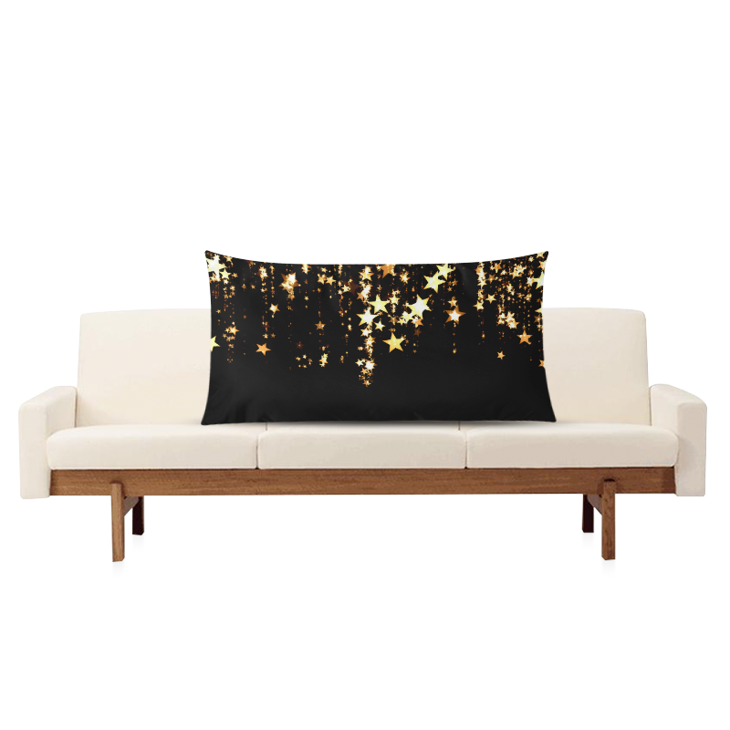 Christmas stars Rectangle Pillow Case 20"x36"(Twin Sides)
