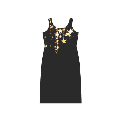 Christmas stars Phaedra Sleeveless Open Fork Long Dress (Model D08)