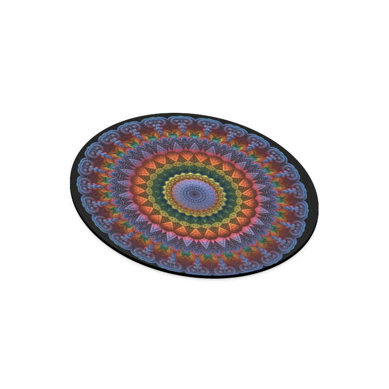 Mandala for the Masses Round Mousepad
