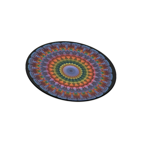 Mandala for the Masses Round Mousepad