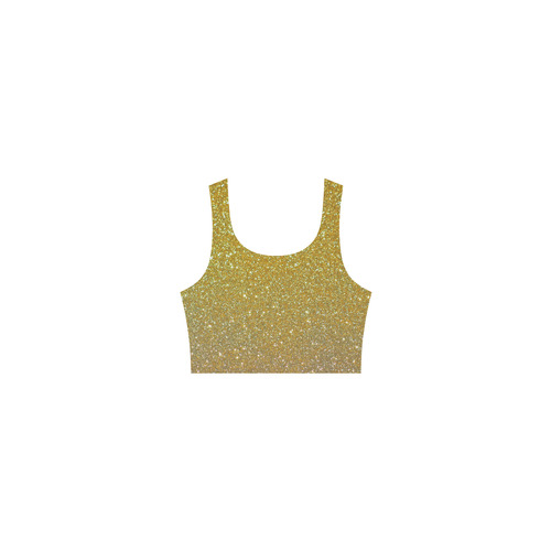 Gold glitter Atalanta Casual Sundress(Model D04)