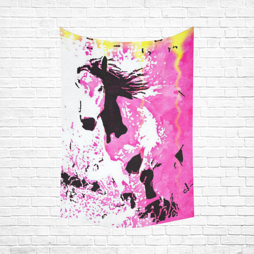 Animal ArtStudio 22916 Horse Cotton Linen Wall Tapestry 60"x 90"