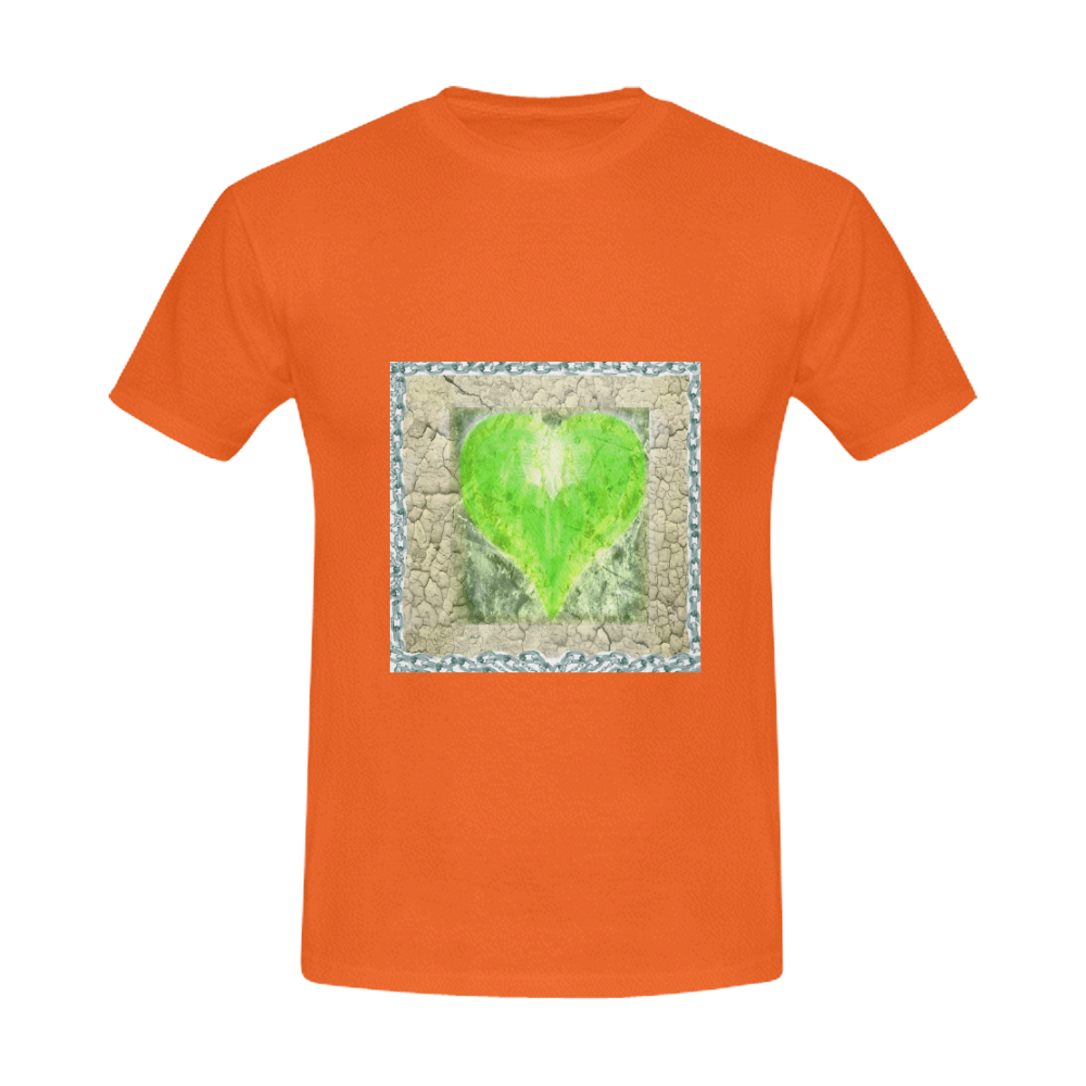 heart 8 Men's Slim Fit T-shirt (Model T13)