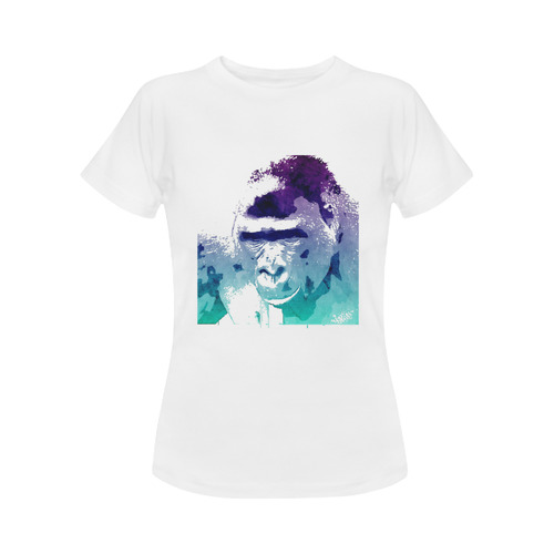 Animal ArtStudio 22916 Gorilla Women's Classic T-Shirt (Model T17）