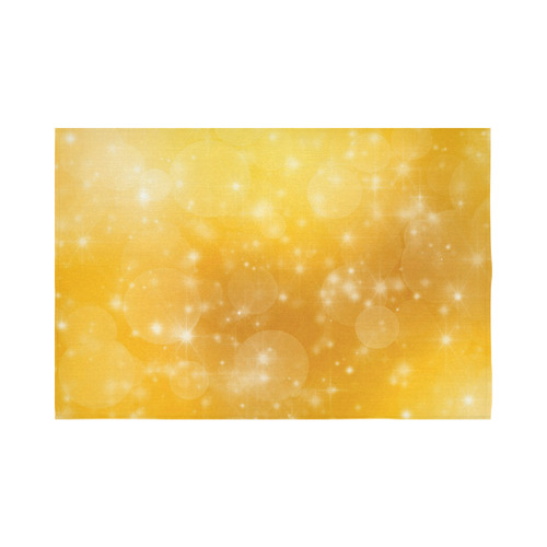 Gold stars Cotton Linen Wall Tapestry 90"x 60"