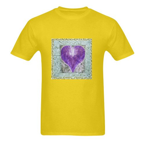 heart10 Sunny Men's T- shirt (Model T06)