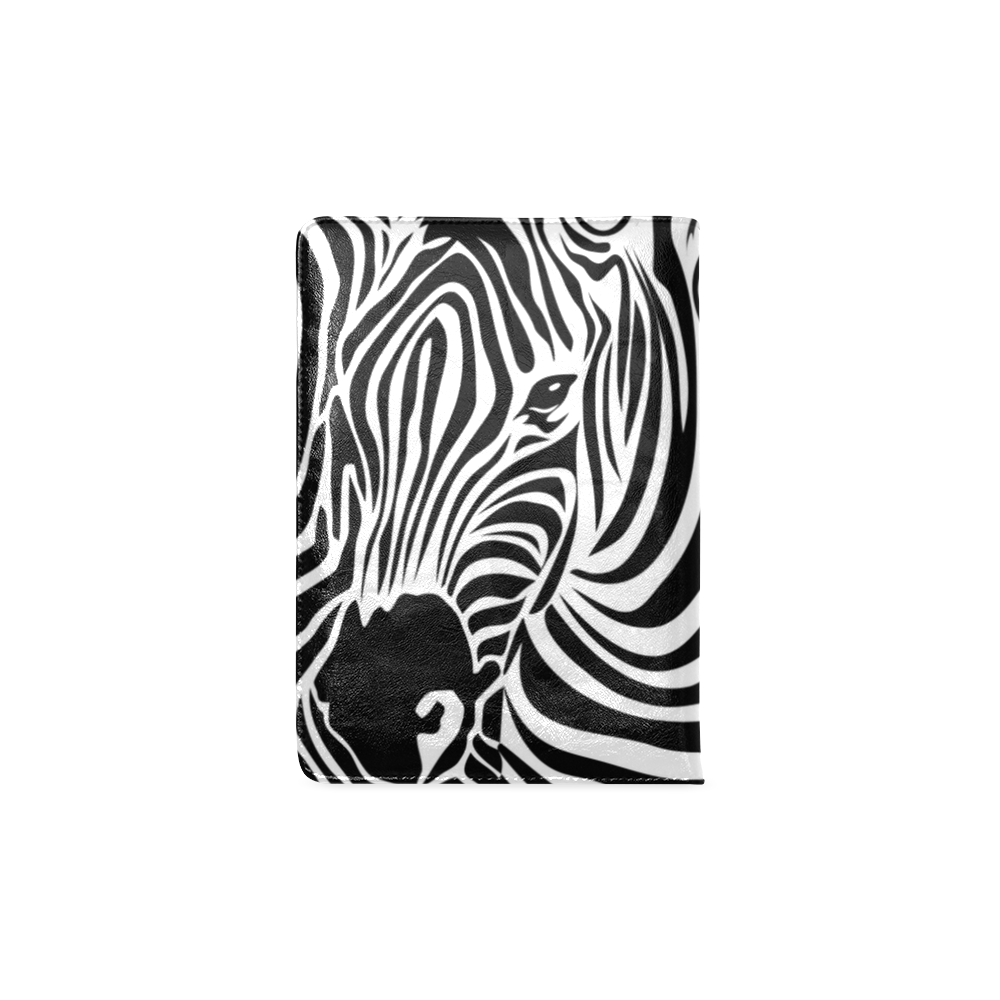 zebra opart, black and white Custom NoteBook A5